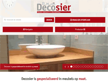 Tablet Screenshot of decosier.nl